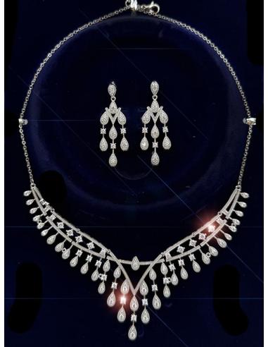 JOYAS BODA COLLARES Y PENDIENTES LARGOS EXCLUSIVOS | JOYAS MUJER