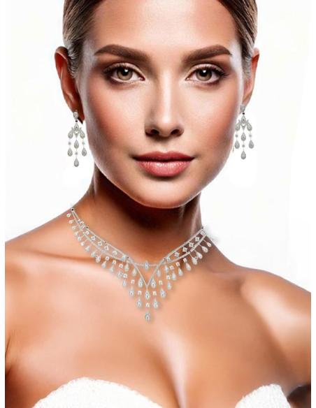JOYAS BODA COLLARES Y PENDIENTES LARGOS EXCLUSIVOS | JOYAS MUJER
