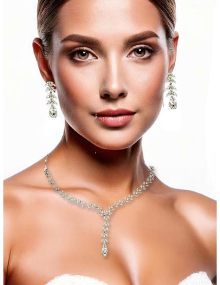 JOYAS NOVIAS COLLAR Y PENDIENTES ESPECIAL BODAS | JOYAS MADRID Y WEB