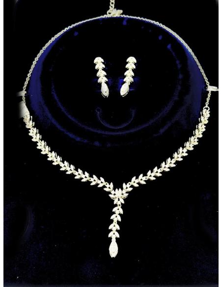 JOYAS NOVIAS COLLAR Y PENDIENTES ESPECIAL BODAS | JOYAS MADRID Y WEB