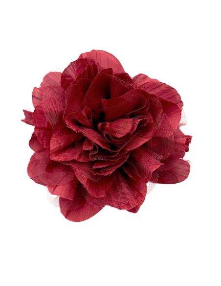 FLORES GRANATES GRANDES DE FIESTA Y BODA | BROCHE INVITADA MADRINA