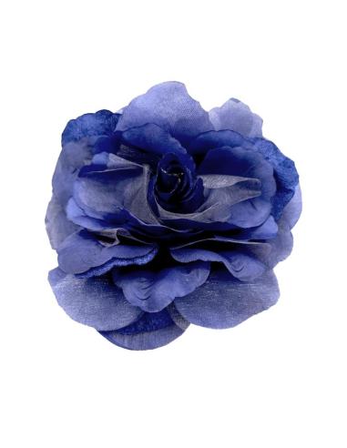 FLORES AZULES MARINO GRANDES PARA BODAS Y BAUTIZOS | TOCADOS FLOR