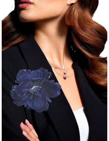 FLORES AZULES MARINO IDEAL BODAS Y EVENTOS | TOCADOS BROCHES