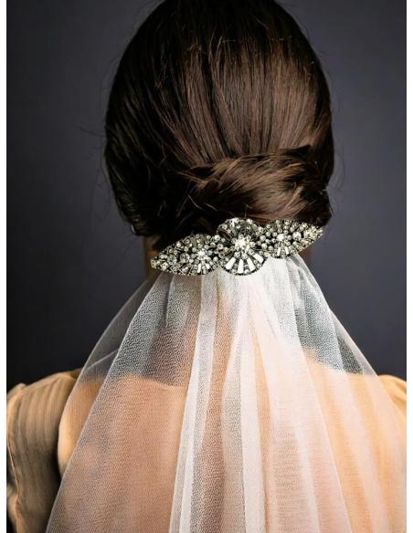 BROCHES VINTAGE DORADOS VIEJO BRILLO CRISTAL | BROCHES BODA