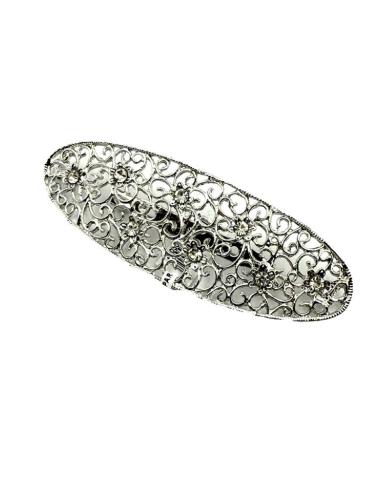 BROCHES VINTAGE PLATEADOS PARA MANTILLAS EN BODAS | BROCHES MUJER