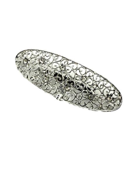 BROCHES VINTAGE PLATEADOS PARA MANTILLAS EN BODAS | BROCHES MUJER