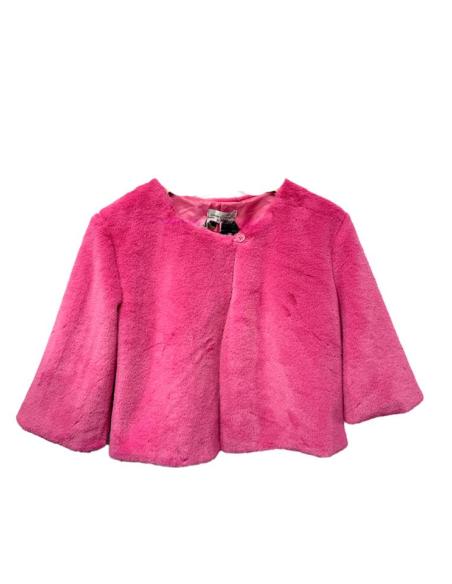 CHAQUETAS PELO FUCSIAS INVITADAS DE BODAS INVIERNO | ABRIGO CAPA