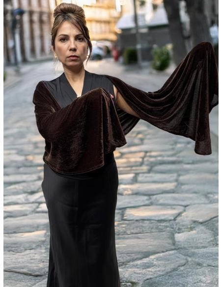 CHALES TERCIOPELO MARRONES INVITADA BODA INVIERNO | FIESTAS Y EVENTOS