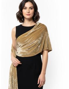 Imagen del producto CHALES TERCIOPELO DORADOS INVITADA BODA INVIERNO | FIESTAS Y EVENTOS
