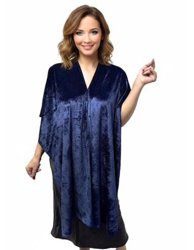 CAPAS TERCIOPELO AZUL MARINO PARA INVITADAS | BODAS Y FIESTAS