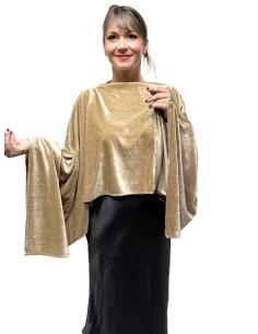 CAPAS TERCIOPELO DORADAS INVITADAS BODAS INVIERNO | BODAS Y FIESTAS