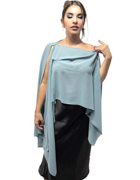 CAPAS VERDES SALVIA PARA MADRINA E INVITADA BODAS | EVENTOS Y FIESTA