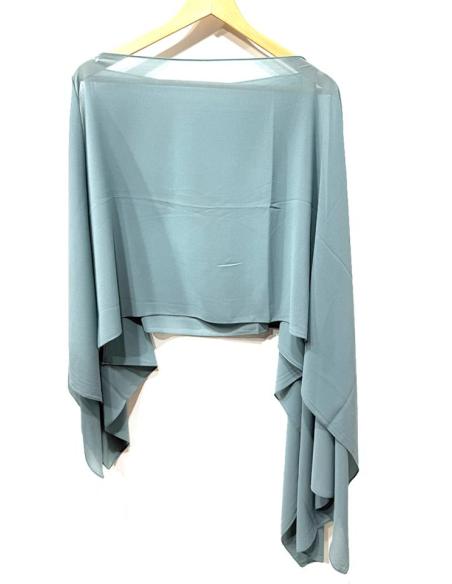 CAPAS VERDES SALVIA PARA MADRINA E INVITADA BODAS | EVENTOS Y FIESTA