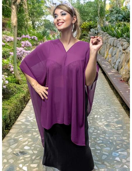 CAPAS MORADAS MAGENTA PARA INVITADAS DE BODAS | MADRINAS Y EVENTOS
