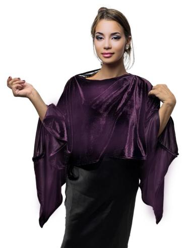 CAPAS TERCIOPELO MORADAS PURPURA DE INVITADA BODAS | BODAS Y FIESTAS