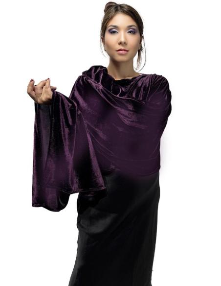 CAPAS TERCIOPELO MORADAS PURPURA DE INVITADA BODAS | BODAS Y FIESTAS
