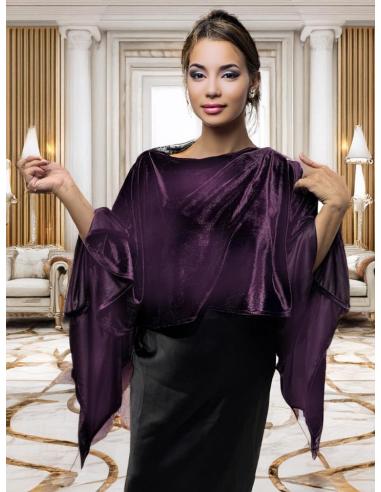 CAPAS TERCIOPELO MORADAS PURPURA DE INVITADA BODAS | BODAS Y FIESTAS