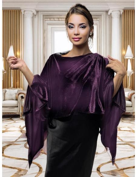 CAPAS TERCIOPELO MORADAS PURPURA DE INVITADA BODAS | BODAS Y FIESTAS
