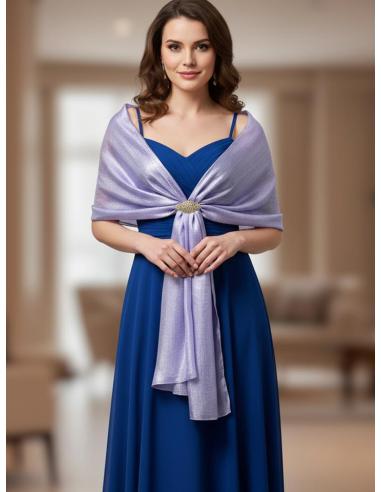 CHALES LILAS DE FIESTA PARA BODAS Y BAUTIZOS | CHALES MUJER
