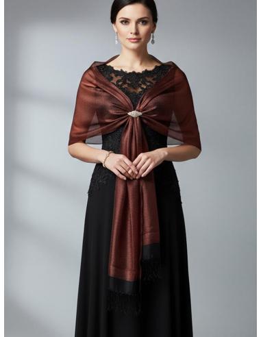 CHALES ROJOS TEJA PARA BODAS Y BAUTIZOS | CHALES MUJER