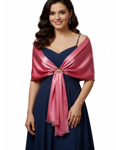 CHALES CORALES PARA INVITADAS Y MADRINAS DE BODAS | CHALES MUJER