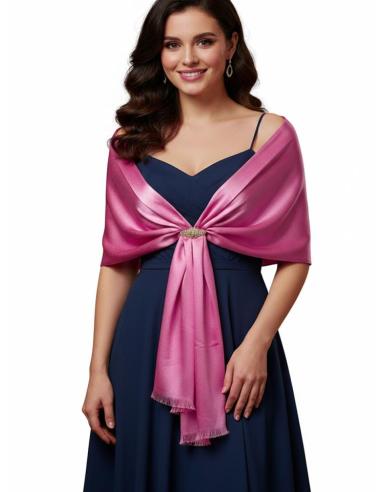 CHALES FUCSIAS CEREZA DE INVITADA Y MADRINA BODAS | CHALES MUJER