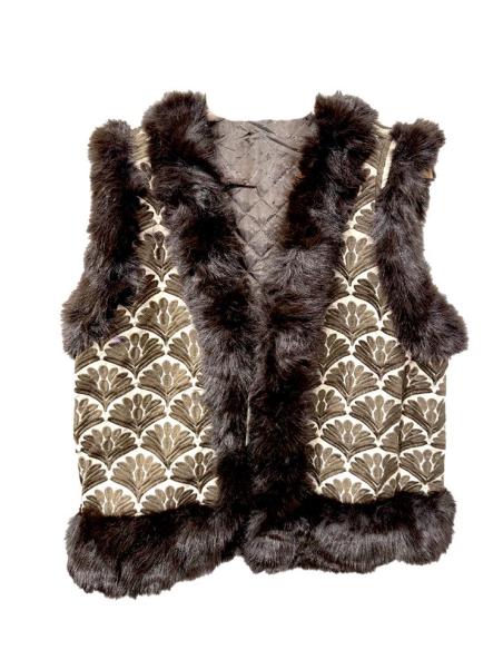 CHALECOS DE PELO MARRONES Y CREMA PARA INVIERNO | MODA MUJER