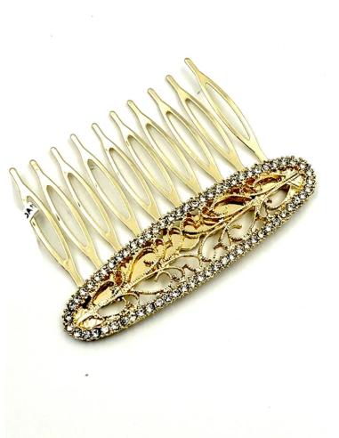 PEINETAS PEQUEÑAS DORADAS PARA INVITADA DE BODAS| PEINAS NOVIA