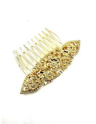 PEINETAS NOVIAS DORADAS ELEGANTE ESTILO VINTAGE | PEINAS MUJER