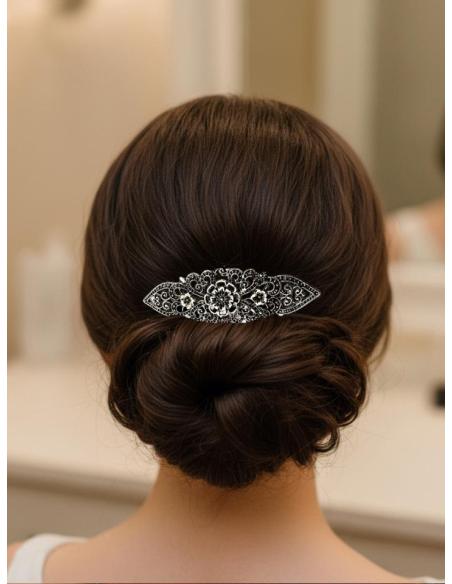 PEINETAS NOVIAS PLATEADAS VIEJO ESTILO VINTAGE | PEINAS MUJER