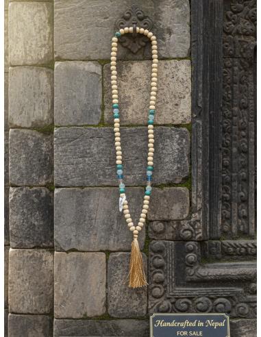 COLLARES HOMBRE JAPA MALA BEIGE...