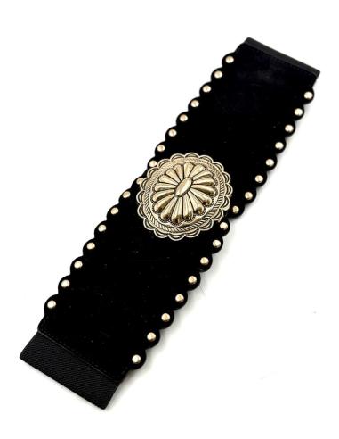 CINTURONES CASUAL NEGROS ANCHOS Y ELASTICOS | MODA MUJER