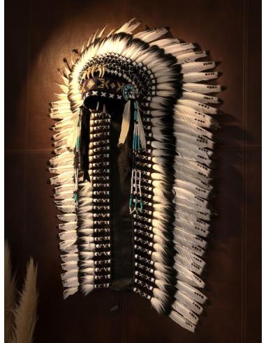 DECORACIONES DE PLUMAS PENACHOS BLANCOS Y NEGROS