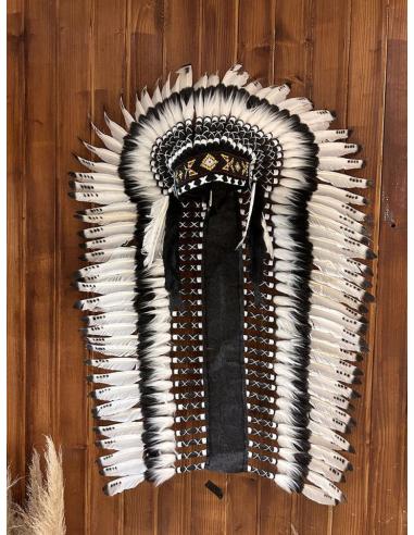DECORACIONES DE PLUMAS PENACHOS BLANCOS Y NEGROS