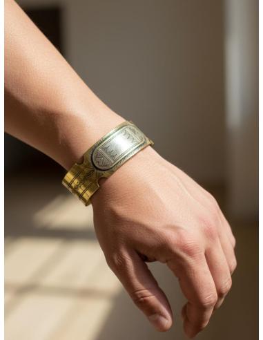 BRAZALETES UNISEX ANCHOS DORADOS Y PLATEADOS | JOYAS ETNICAS TUAREG