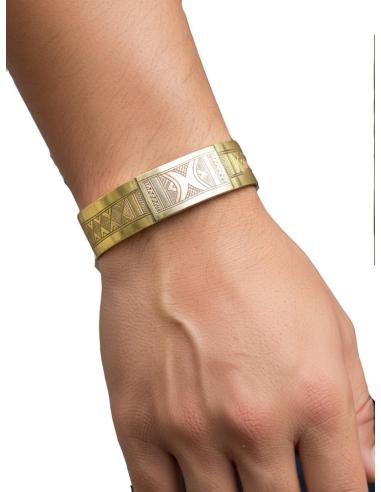 BRAZALETES TUAREG DORADOS Y PLATEADOS ANCHOS | JOYAS UNISEX