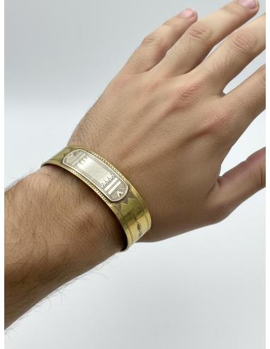 BRAZALETES ANCHOS TRIBALES EN DORADO Y PLATEADO | JOYAS UNISEX TUAREG