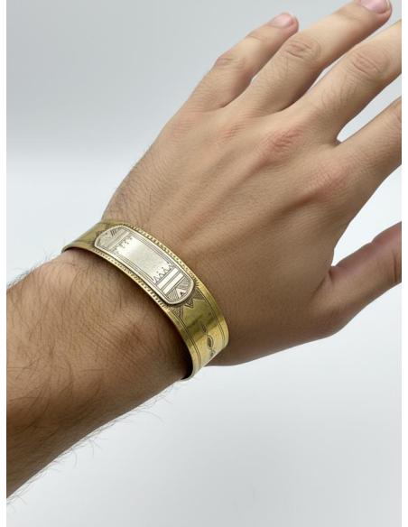 BRAZALETES ANCHOS TRIBALES EN DORADO Y PLATEADO | JOYAS UNISEX TUAREG