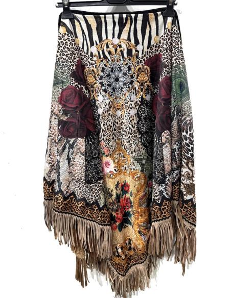 CHALES DE INVIERNO EN ANIMAL PRINT CEBRA Y FLORES | MODA MUJER