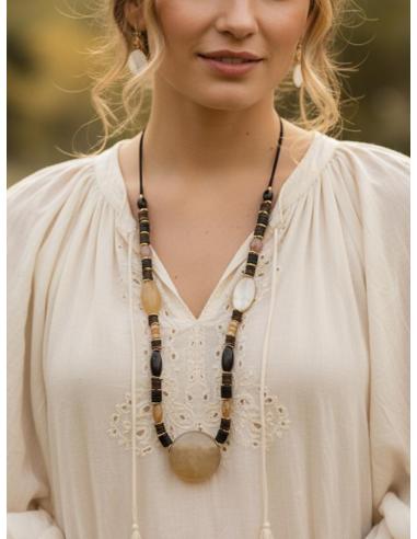 COLLAR FONDO DE ARMARIO EN MARRON NEGRO Y CAMEL | MODA MUJER