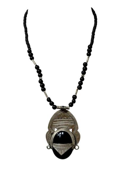 COLLARES TUAREG UNISEX COLGANTE ETNICO DE PIEDRA | MODA TRIBAL