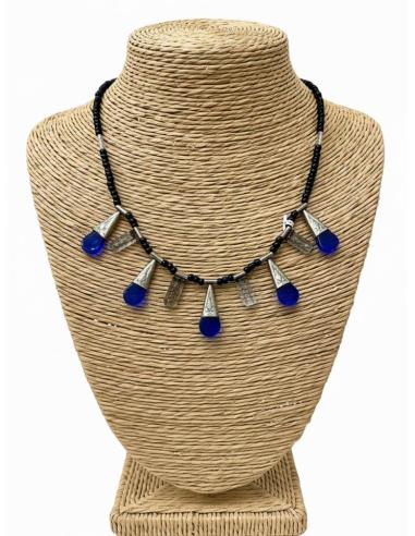COLLARES UNISEX BOHEMIOS NEGROS DE ESTILO TRIBAL | JOYAS TUAREG