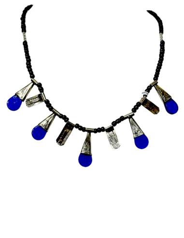 COLLARES UNISEX BOHEMIOS NEGROS DE ESTILO TRIBAL | JOYAS TUAREG