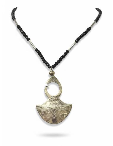 COLLARES UNISEX Y COLGANTE PLATEADO TRIBAL | JOYAS TUAREG