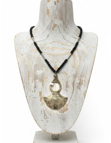 COLLARES UNISEX Y COLGANTE PLATEADO TRIBAL | JOYAS TUAREG