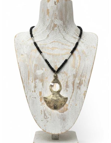 COLLARES UNISEX Y COLGANTE PLATEADO TRIBAL | JOYAS TUAREG