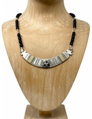 COLLARES PLATEADOS CORTOS JOYAS TUAREG HOMBRE | MUJER TRIBAL