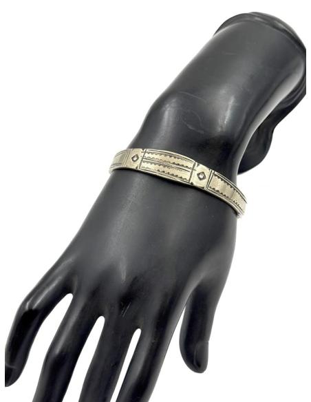 PULSERAS HOMBRE DORADAS CON GRABADOS TRIBALES | JOYAS TUAREG