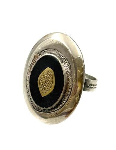 ANILLOS GRANDES MUJER PLATEADOS CON MADERA | JOYAS TUAREG