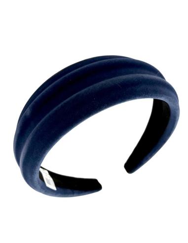 DIADEMAS TERCIOPELO AZULES PARA INVITADAS DE BODAS | ACCESORIOS PELO